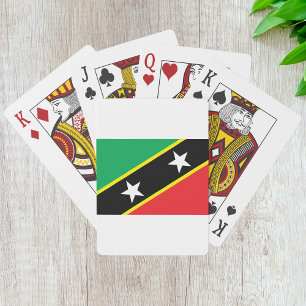 Jeu De Cartes Drapeau Saint-Kitts-Et-Nevis