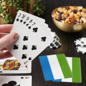 Jeu De Cartes Drapeau Sierra Leone (In Situ)