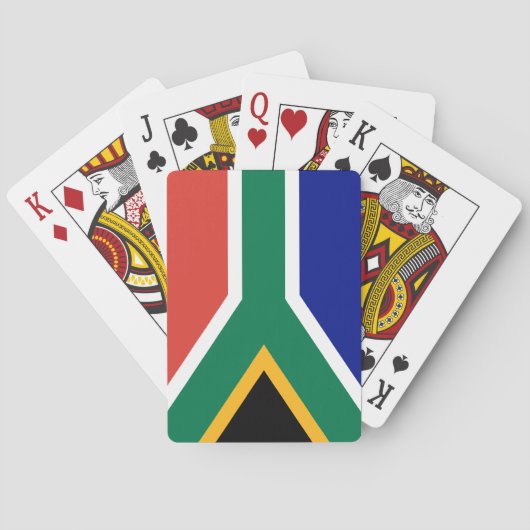 Jeu De Cartes Drapeau sud-africain (dos)