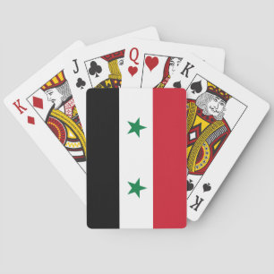 Jeu De Cartes Drapeau syrien