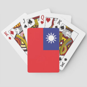 Jeu De Cartes Drapeau Taïwan