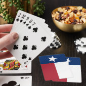 Jeu De Cartes Drapeau Texas Rouge Blanc Bleu (In Situ)