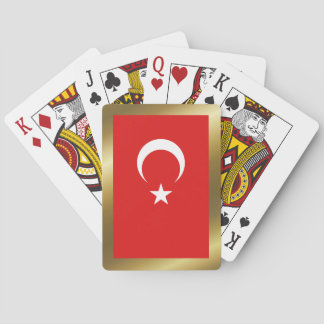 Jeu De Cartes Drapeau Turquie Jouer des cartes