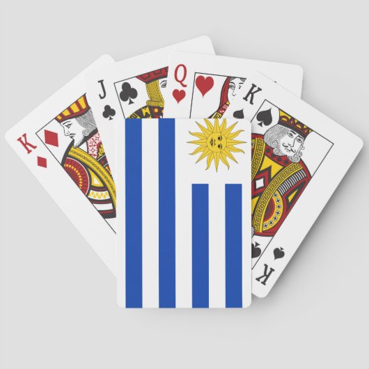 Jeu De Cartes Drapeau uruguayen (dos)