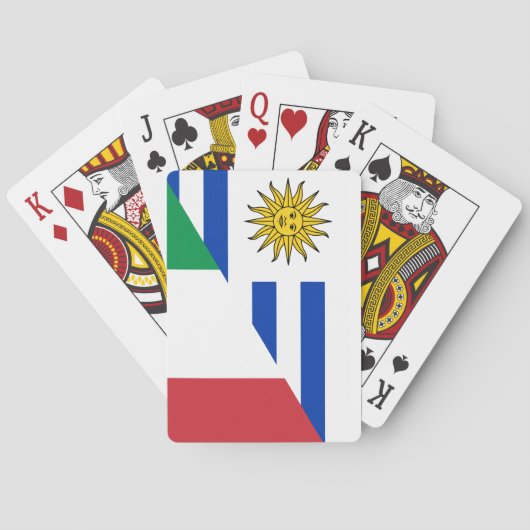 Jeu De Cartes Drapeau uruguayen (dos)