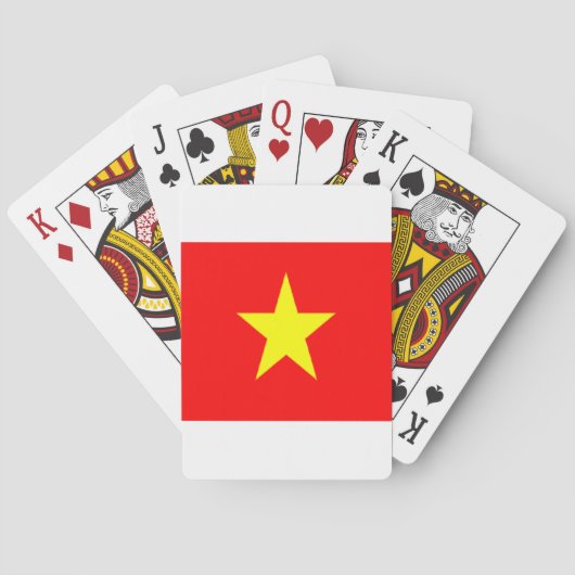 Jeu De Cartes drapeau vietnam (dos)