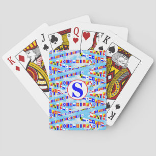 Jeu De Cartes Drapeaux de signalisation maritime