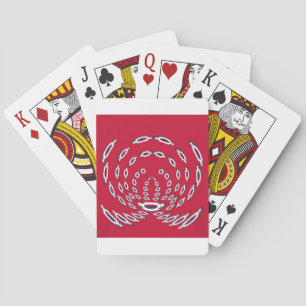 Jeu De Cartes Drapeaux sud-coréens à pois : une touche florale