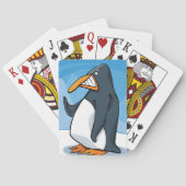 Jeu De Cartes Drôle Angry Penguin Cartoon Cool (dos)