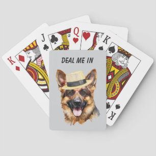 Jeu De Cartes Drôle Berger Allemand Chien Deal Me Deal In