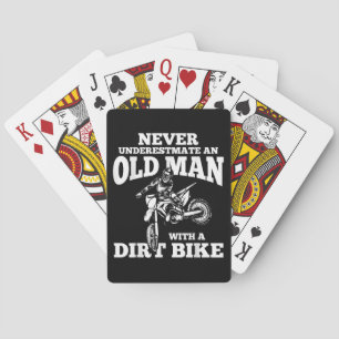 Jeu De Cartes Drôle Cadeaux Ne Sous-Estime Jamais Un Vieux Homme