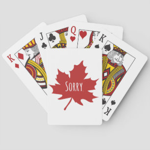 Jeu De Cartes Drôle Canadien