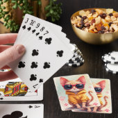 Jeu De Cartes Drôle de chat Devon Rex Kawaii (In Situ)
