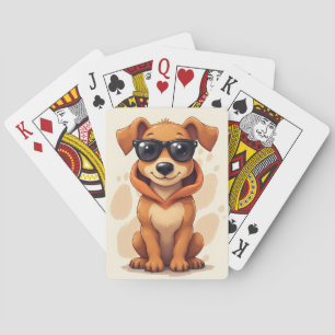 Jeu De Cartes Drôle de chien Rhodesian Ridgeback Kawaii