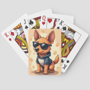 Jeu De Cartes Drôle de Malinois Belge Chien Kawaii