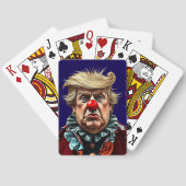 Jeu De Cartes Drôle Donald Trump clown (Verso)
