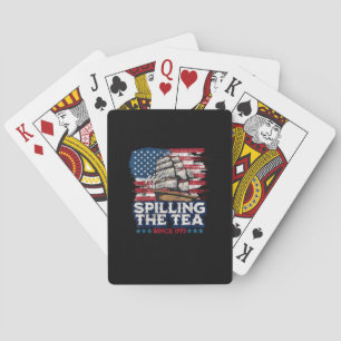 Jeu De Cartes Drôle Enseignant D'Histoire Américaine Déversant L