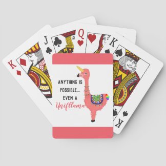 Jeu De Cartes Drôle Flamant rose Unicorne Rose Llama Inspiration
