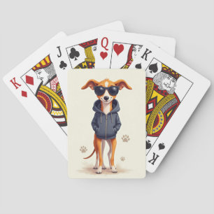 Jeu De Cartes Drôle Greyhound Kawaii Chien