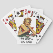 Jeu De Cartes Drôle, j'ai un peu de Pair Retro (dos)