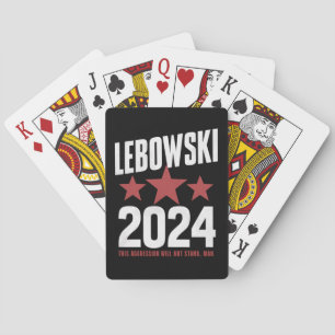 Jeu De Cartes Drôle Nom politique Lebowski Élection politique