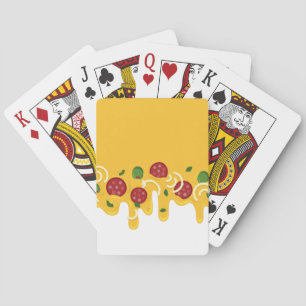 Jeu De Cartes Drôle Pizza au Fromage Rétro Coulant Keto Party