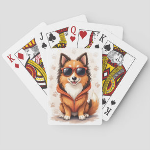 Jeu De Cartes Drôle Rough Collie Kawaii Chien