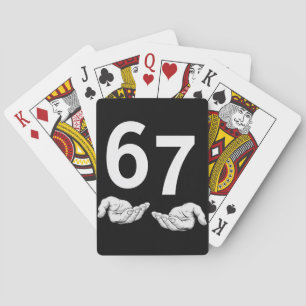 Jeu De Cartes Drôle Six Sept 6 7 Mème Génération Alpha Argot 6 7