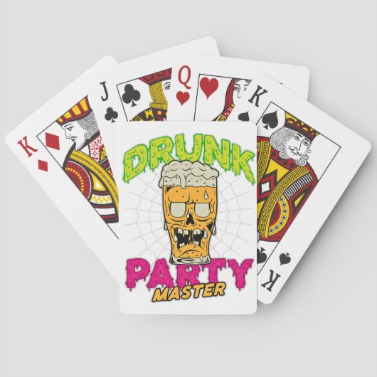 Jeu De Cartes Drunk Zombie Playing Cards (dos)