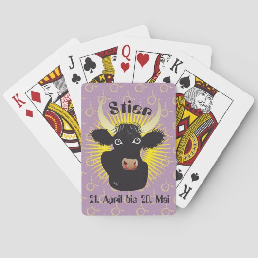 Jeu de cartes du 21 avril au 20 mai (dos)