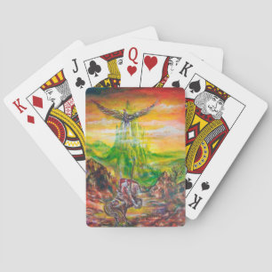 JEU DE CARTES DUEL MAGIQUE ENTRE BRADAMANT ET NEGROMANCER