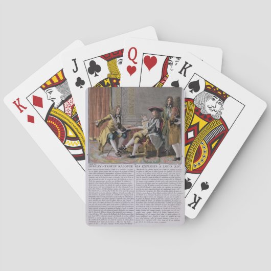 Jeu De Cartes Duguay-Trouin (1673-1736) racontant son exp naval (dos)