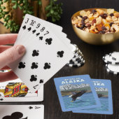 Jeu De Cartes Eagle chauve plongeant - Wrangell, Alaska (In Situ)