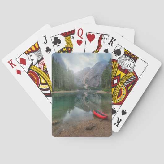 Jeu De Cartes Eau | Lac du Tyrol du Sud, Italie (dos)