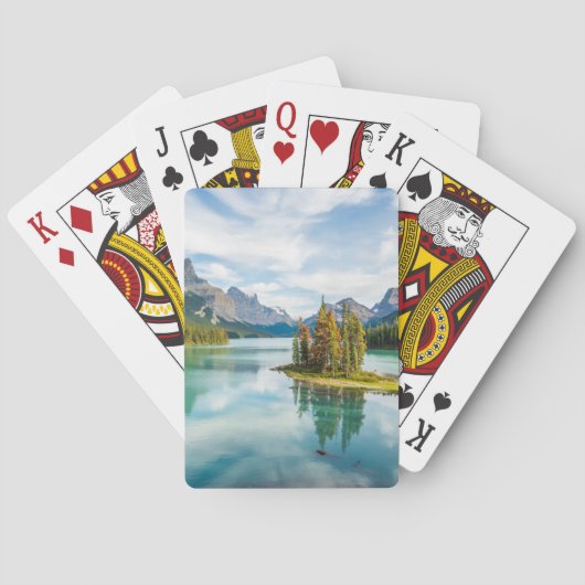 Jeu De Cartes Eau | Lac Maligne, Parc national Jasper, Canada (dos)