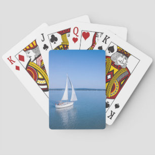 Jeu De Cartes Eau   Yacht au lac Balaton en Hongrie