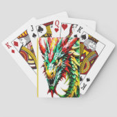 Jeu De Cartes Échelle rouge, verte et jaune (dos)