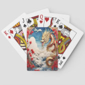 Jeu De Cartes Échelles rouge bleu et or (dos)