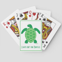 Éclairage pour les tortues Jouer des cartes