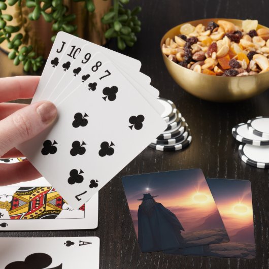 Jeu De Cartes Éclipse des Visions du Magicien (In Situ)