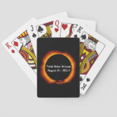 Jeu De Cartes Éclipse solaire totale 2017 (dos)