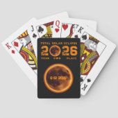 Jeu De Cartes Éclipse solaire totale 2026 (dos)