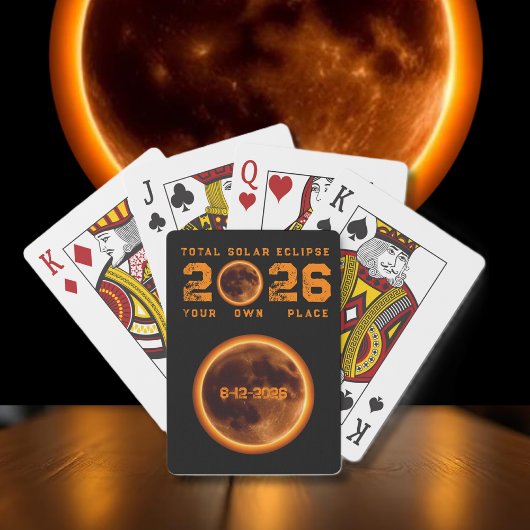 Jeu De Cartes Éclipse solaire totale 2026