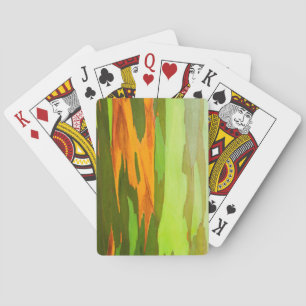 Jeu De Cartes Écorce d'eucalyptus arc-en-ciel, Hawaï