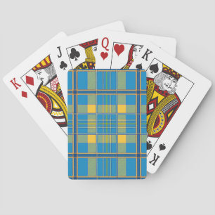 Jeu De Cartes écossais plaid tartan jouer cartes