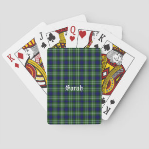 Jeu De Cartes Écosse Tweedside District Tartan Personnalisé