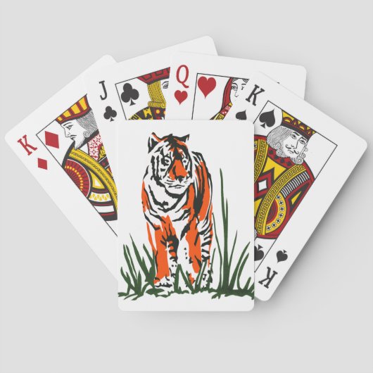 Jeu De Cartes Écran Silk Tiger (dos)