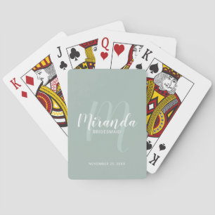 Jeu De Cartes Écrivain Personnalisé De Script Moderne