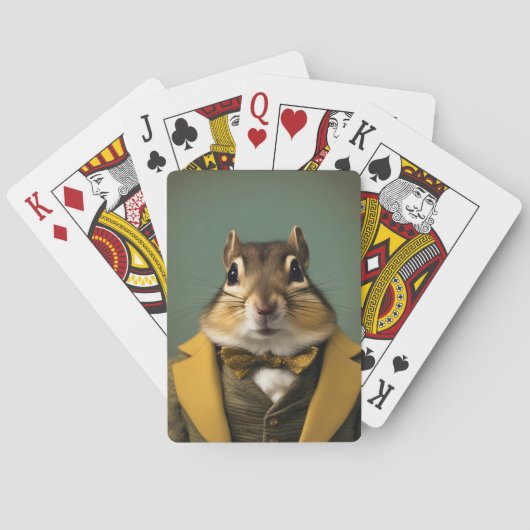 Jeu De Cartes Écureuil intelligent (dos)