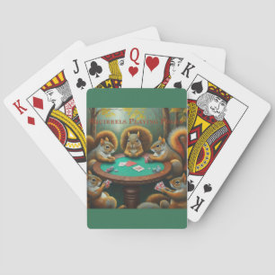 Jeu De Cartes Écureuils jouant